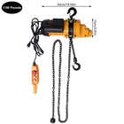 1 2ton Electric Chain Hoist 1100lb 13ft Lifting Chain Wired Remote Control 1300w