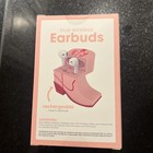 Vivitar True Wireless Bluetooth Pink Cowgirl Boot Charging Case Earbuds  New