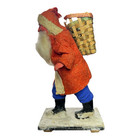 Antique German Papier-mache Composition Belsnickel Santa Claus Woodsman 1920-30s