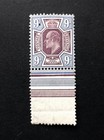 King Edward Vll Gb 9d De La Rue Sg 251 Mint Nh Well Centred Good Perfor  Vf