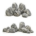 Natural Aquarium Rocks Silver Seiryu Rock Mountain Stone 2-9inch Decor Rocks    