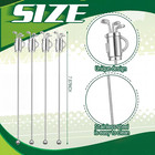 10 Pcs Metal Golf Cocktail Stirrers Swizzle Stir Sticks 7 87 Inch