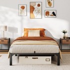 Metal Bed Frame Twin Full Queen King Size 8 Inch Heavy Duty Platform Bed Frames