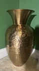 Antique Hand Hammered Copper Large 14 5 Inch Copper Home Decor Floor Vase