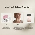 Elenva Smart Ring Health Tracker 5atm Waterproof Sport Ring Exclusive Vibration