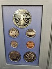 1986-s Us Mint Prestige Proof Set Statue Liberty Silver Dollar Box   Coa 7 Coins