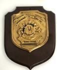 Military Sealift Command Vintage Brass Ship Plaque Nautical Maritime Collectible
