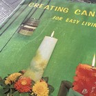 Creating Candles For Easy Living  A Craft Course Book 1970 Paperback Vintage 