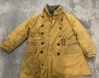Vintage 1952 Canadian Army Shawl Collared Mackinaw Coat Jacket Men   s Size Medium