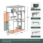 Window Cat Catio Outdoor Cat Enclosure Large Catio For Multiple Indoor Cats Outd