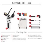 Zhiyun Crane M3 Pro Kit 3-axis Gimbal Stabilizer  8h Runtime   Detachable Handle