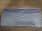 Vintage Beep Beep License Plate Roadrunner Embossed Stamped Metal Aluminum - New