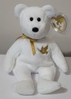 Ty Beanie Baby Holy Father Bear Gold Hang Tag New Mwmts Plush Stuffed Animal Toy