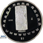 1998mo Mexico S2p Jaguar Pf 68 Uc