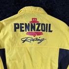 Vintage Pennzoil Racing Jacket Mens Large Yellow Black Swingster Usa 90s
