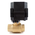 1 2  Motorized Ball Valve N c 9v 12v To 24 Vdc vac 2-wire  Normally Closed Brass