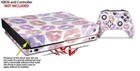 Skin For Xbox One X Console Controller Pink Purple Lips Decal