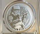 2018 Star Wars Stormtrooper First Day Of Issue Coin Bullion Pcgs Niue Ms69 
