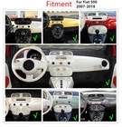 6 86in Touch Screen Car Radio Player Usb Rds 4 32g Fit For Fiat 500 2007-2018
