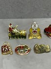 Vintage 80 s-90 s Hella Shriners Enamel Hat Lapel Pin Lot Of  15  - Circus Texas