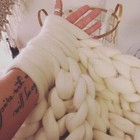 10 Lbs Pounds Wool Roving Yarn  Make Your Own Large Chunky Knit Throw Blanket 