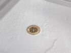 Delta Universal 4 In  Round Shower Drain Champagne Bronze-certified Refurbished