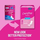 Carefree Panty Liners For Women  Regular  Wrapped  Unscented  54ct   Pantilin   