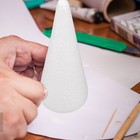  20 Pcs White Cones Foam Diy Tree Shapes Polystyrene Modelling Cones Children