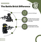 1 6 Inches Tall Collectible Police Swat Tactical Assault Officer Custom Minifigu