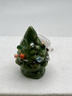 Dollhouse Miniature 1 12 Ceramic Christmas Tree 7 8    Tall Wired Untested