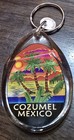 2    Cozumel Mexico Souvenir Keychains Acrylic Ocean Beach Nautical 