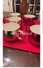 Starbucks Christmas Red And Gold Metallic Rare Mugs New And Guc