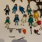 Playmobil Lot - People Figures W  Weapons  Indians  Horses  Space Accessories