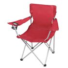 Ozark Trail Basic Quad Folding Camp Chair With Cup Holder  Red  Adult