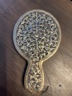 Vintage Silver-plated Art Nouveau Small Hand Mirror