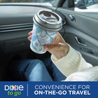 36 Pack Insulated 12oz Paper Coffee Cups With Lids Leak-resistant Hot Cold To-go