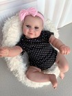 Handmade Reborn Baby Dolls Lifelike Newborn Girl Maddie Vinyl Silicone Doll Gift
