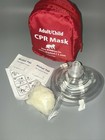 50 Adult child Pocket Cpr Mask Soft Case With Gloves  