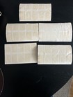5x 1958  Elvis And Others Dutch Gum Card Serie A Uncut Sheet Poor Condition