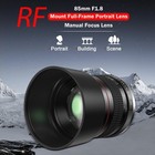 85mm Lens For Canon Rf - 85mm F1 8 Portrait Lens Manual Focus mf  For Canon E   