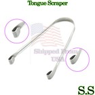 Tongue Scraper Cleaner Grade A Stainless Steel Brush No Copper plastic Metal 