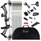 Sanlida Dragon X9 Ready To Hunt Compound Bow Package For Adults  Archery Comp   
