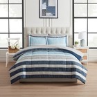 7-piece Bedding Set Reversible Comforter Sheet Pillowcases Shams Soft Polyester