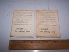 2 Mark s Par 3 Golf Course Score Cards - Mark Lagrange - Terre Haute Indiana