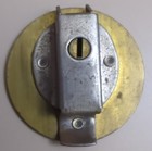 Vintage Metal Coin Bank Lid  save Your Coins And Have Barrels Of Money 