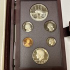 1984 Us Mint Silver Prestige Proof Set  6 Coins  Olympic Silver Dollar 