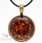 Brass Amber Pendant Talisman Virgo Astrology Zodiac Sign Horoscope Ironwork