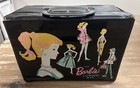 Vintage Mattel 1962 The Barbie Lunch Kit Black Vinyl Lunch Box With Thermos