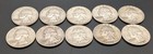Lot Of 10 Silver Washington Quarters 1957 1958 P   D Mint 90  Junk Silver