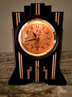 Vintage 1928-31 Telechron    electrolarm 700   Electric Clock - Wood Trim Model
